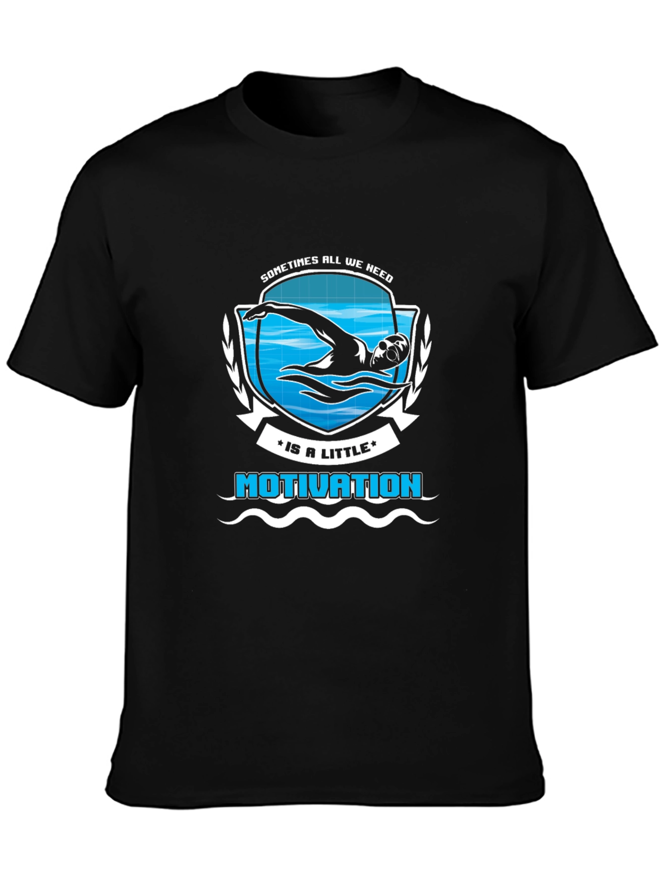 Motivation Swimmer Graphic T-Shirt