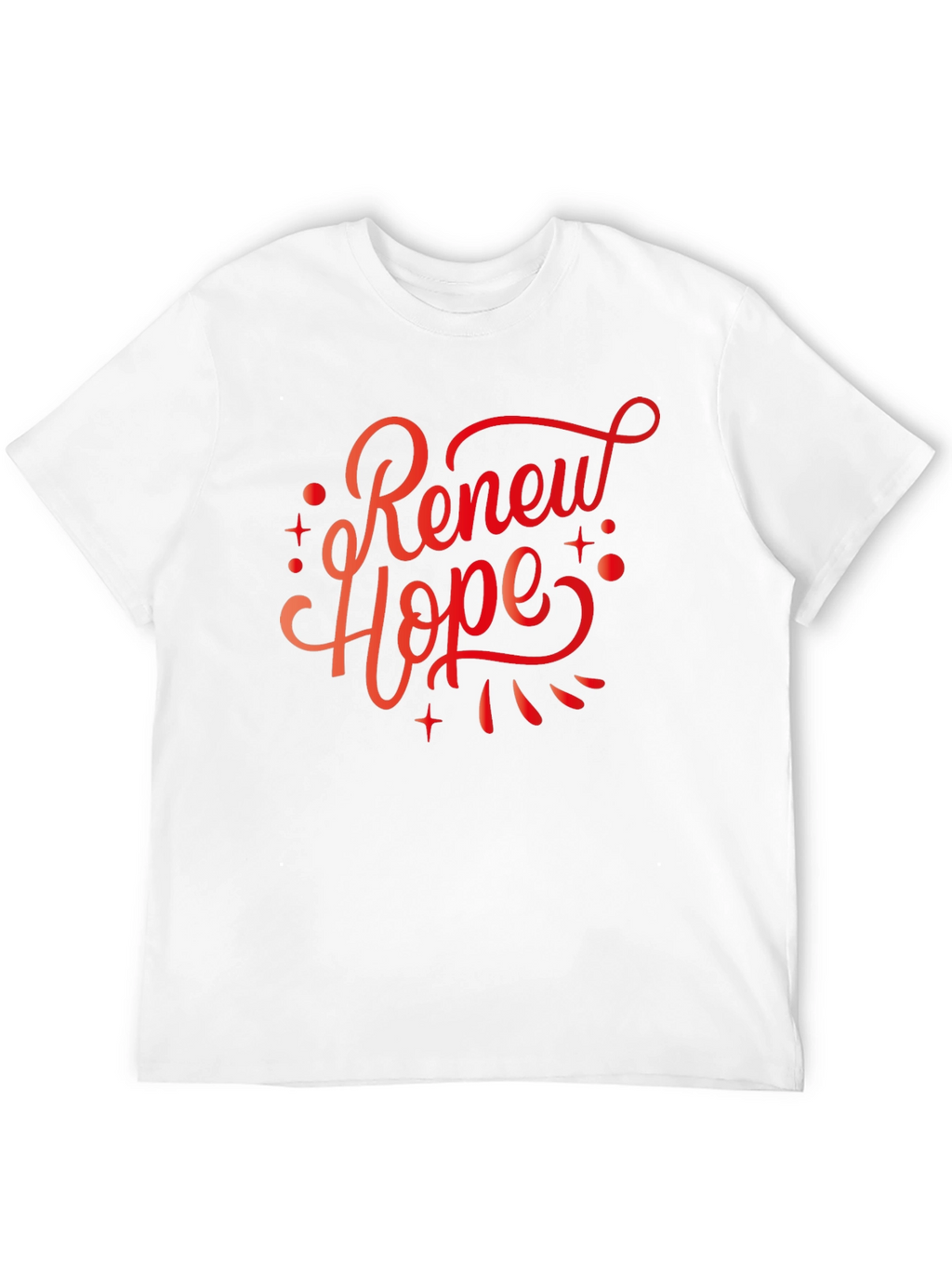 Renew Hope Black Graphic Tee