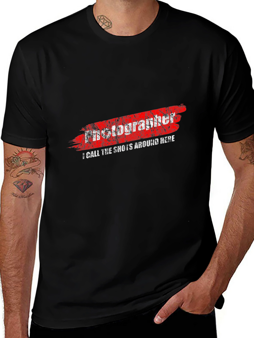 Photographer Graphic Tee - I Call the Shots