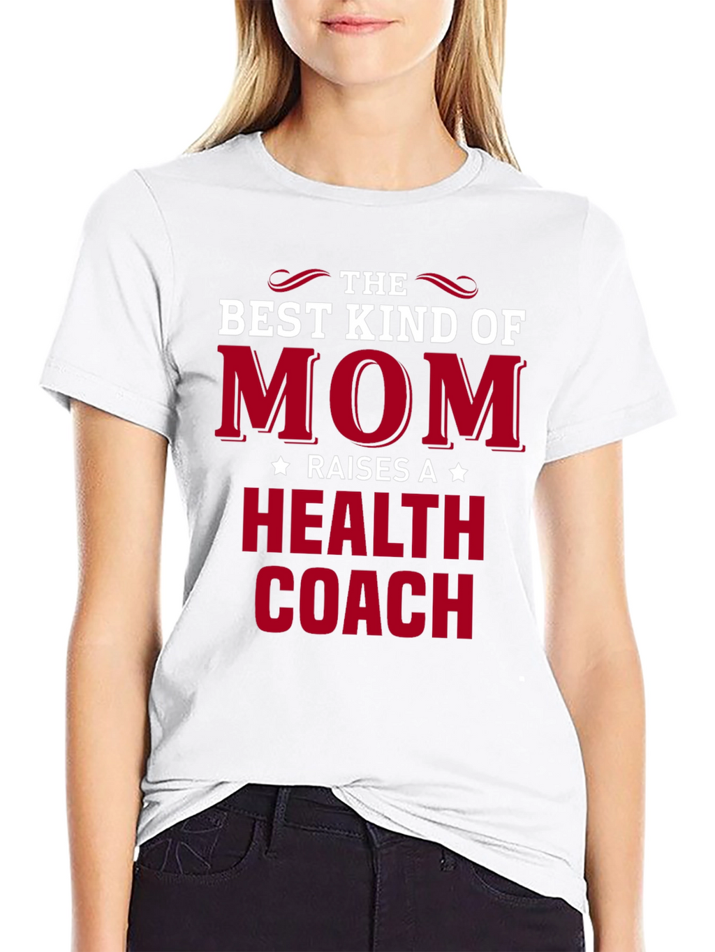 Best Kind of Mom Health Coach Graphic Tee