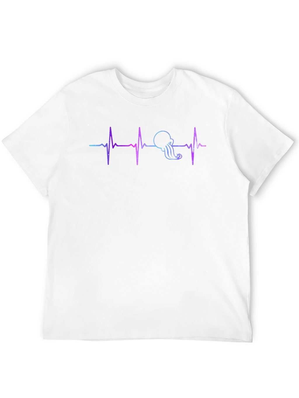 Aquarius Heartbeat T-Shirt - Black