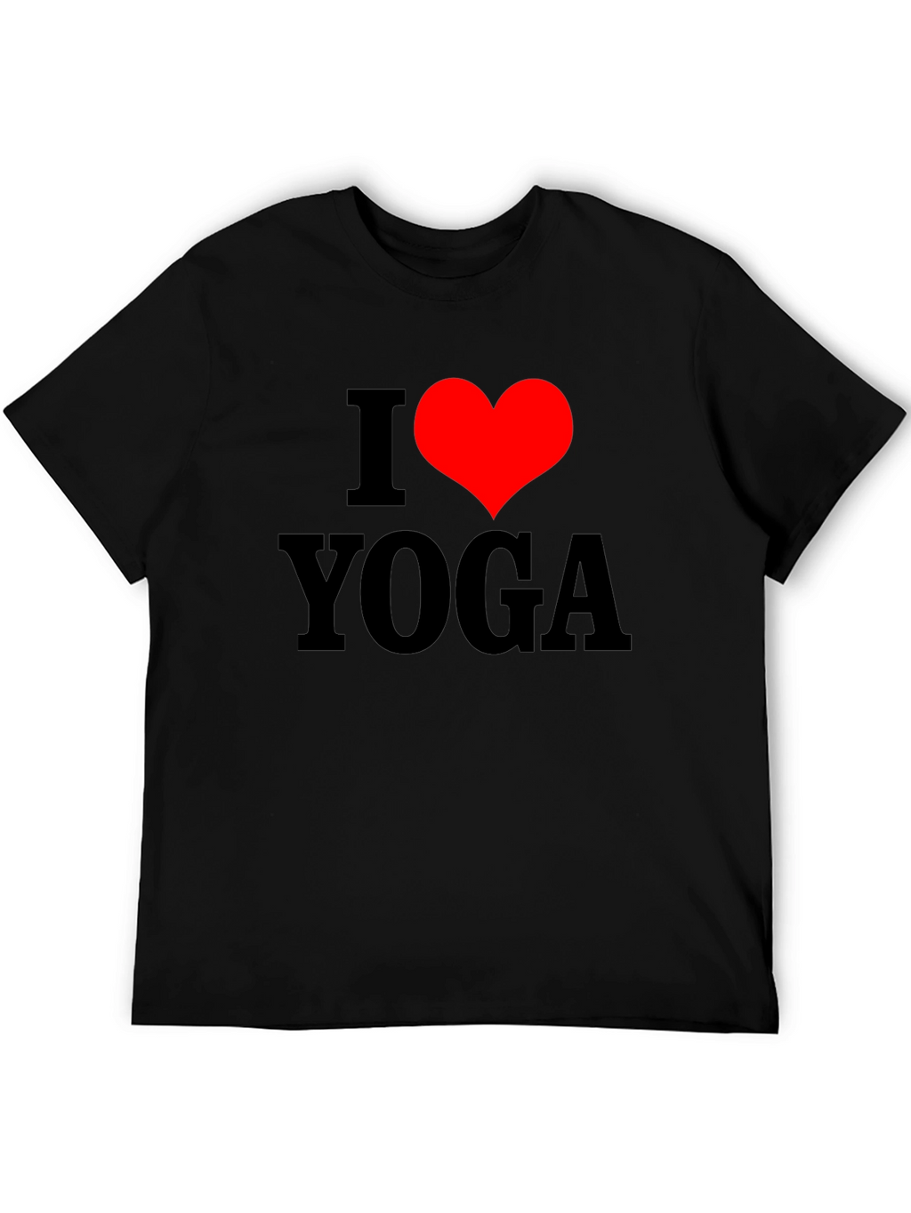 I Heart Yoga T-Shirt - Black