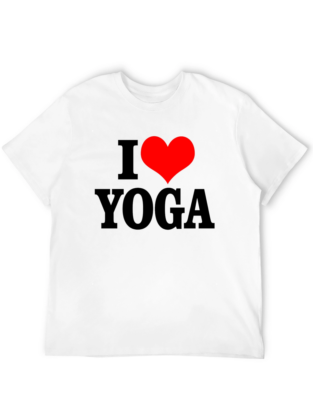 I Heart Yoga T-Shirt - Black