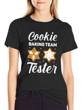 Cookie Baking Team Tester Funny T-Shirt