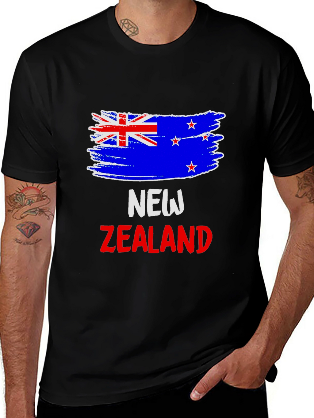 New Zealand Flag T-Shirt Graphic Tee
