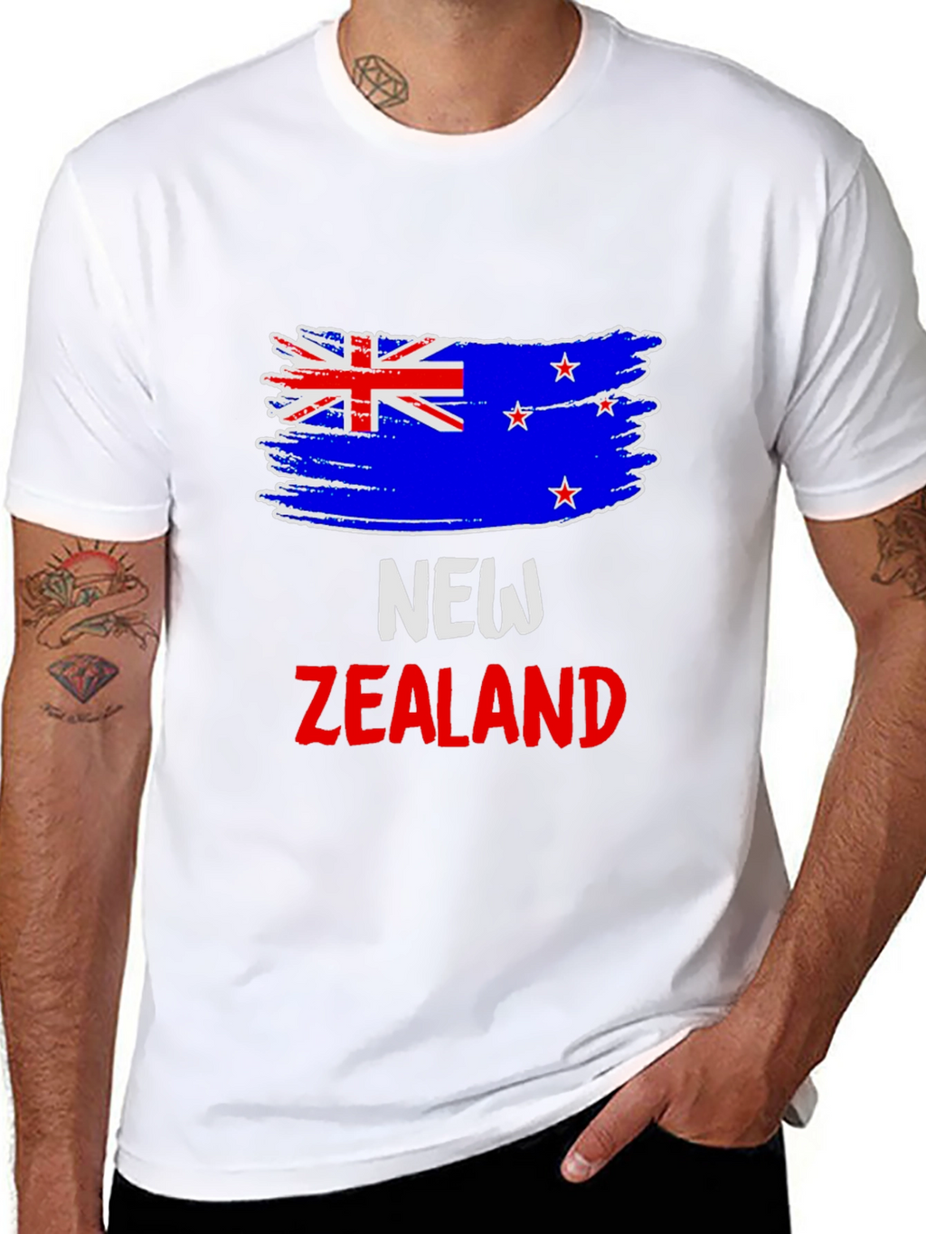 New Zealand Flag T-Shirt Graphic Tee