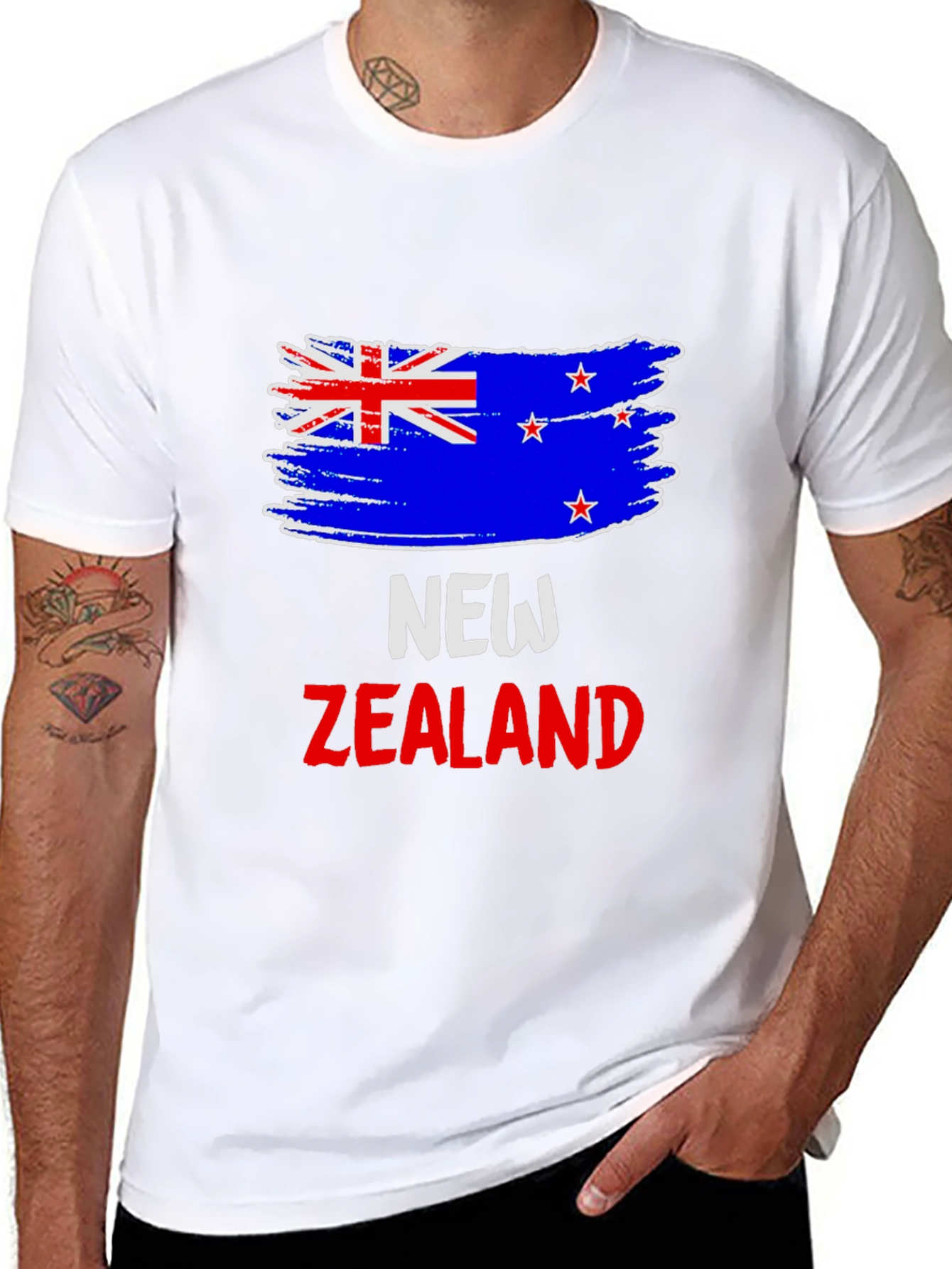 New Zealand Flag T-Shirt Graphic Tee