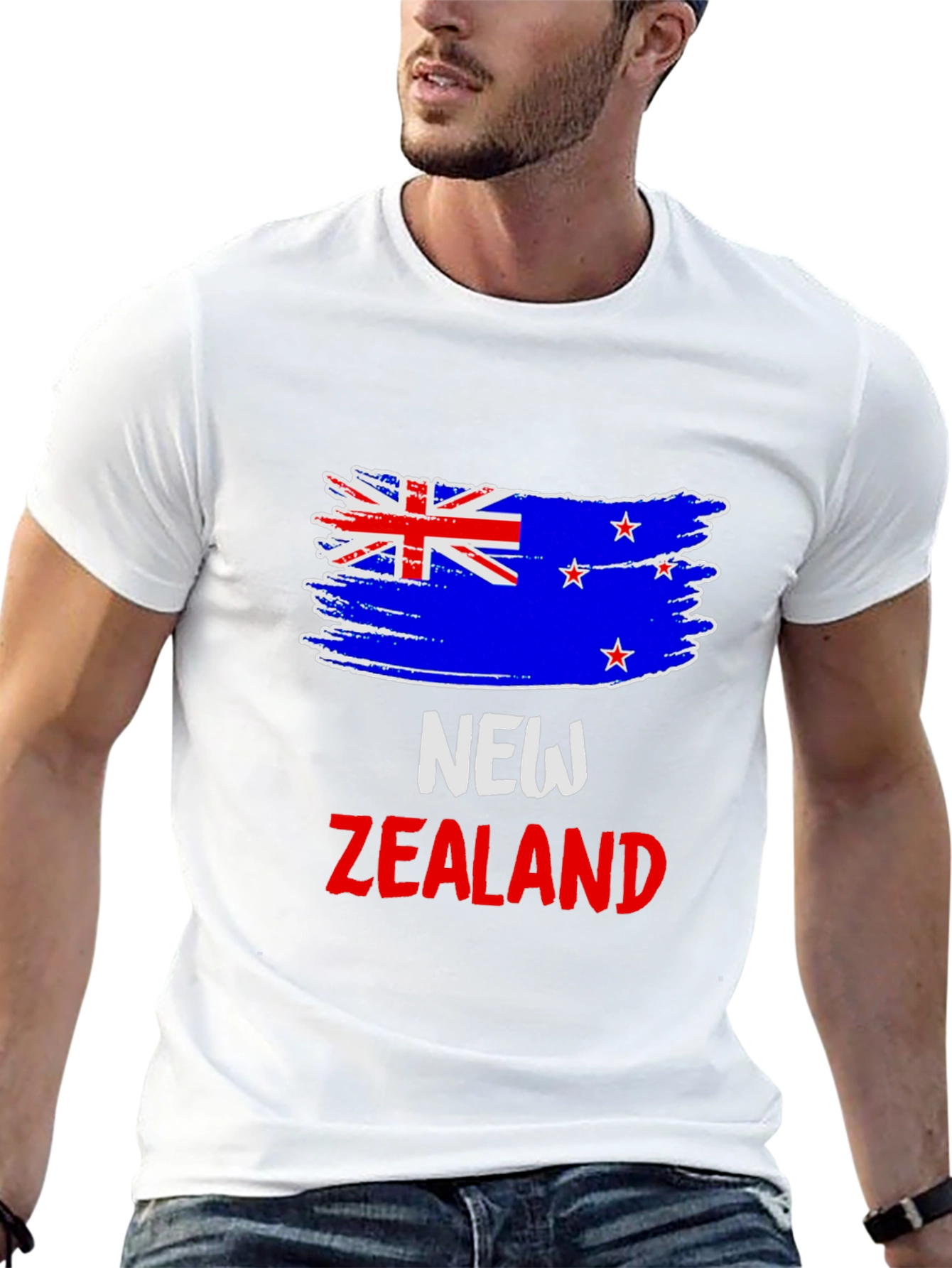 New Zealand Flag T-Shirt Graphic Tee