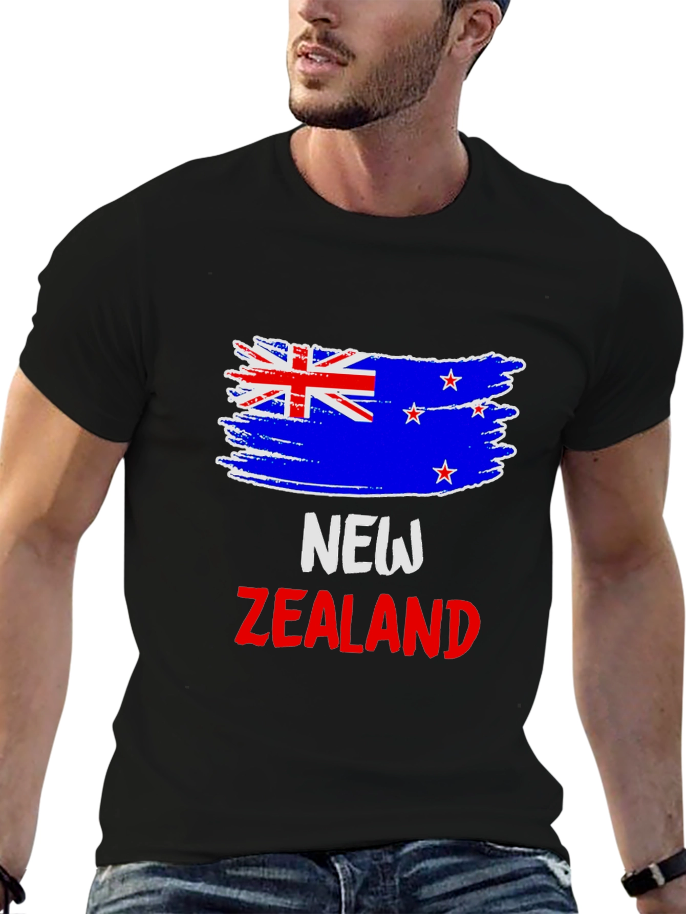 New Zealand Flag T-Shirt Graphic Tee