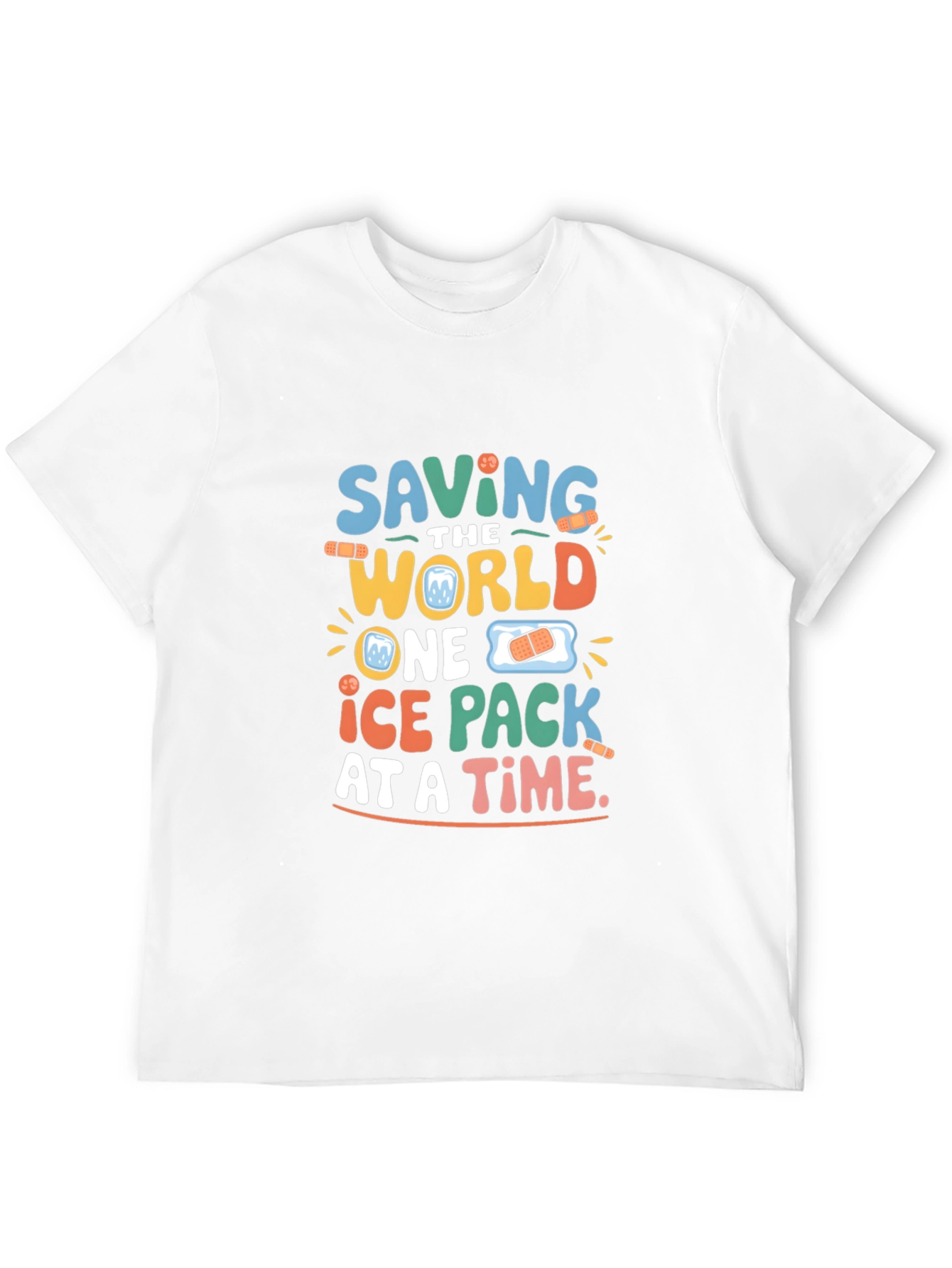Saving The World Ice Pack T-Shirt