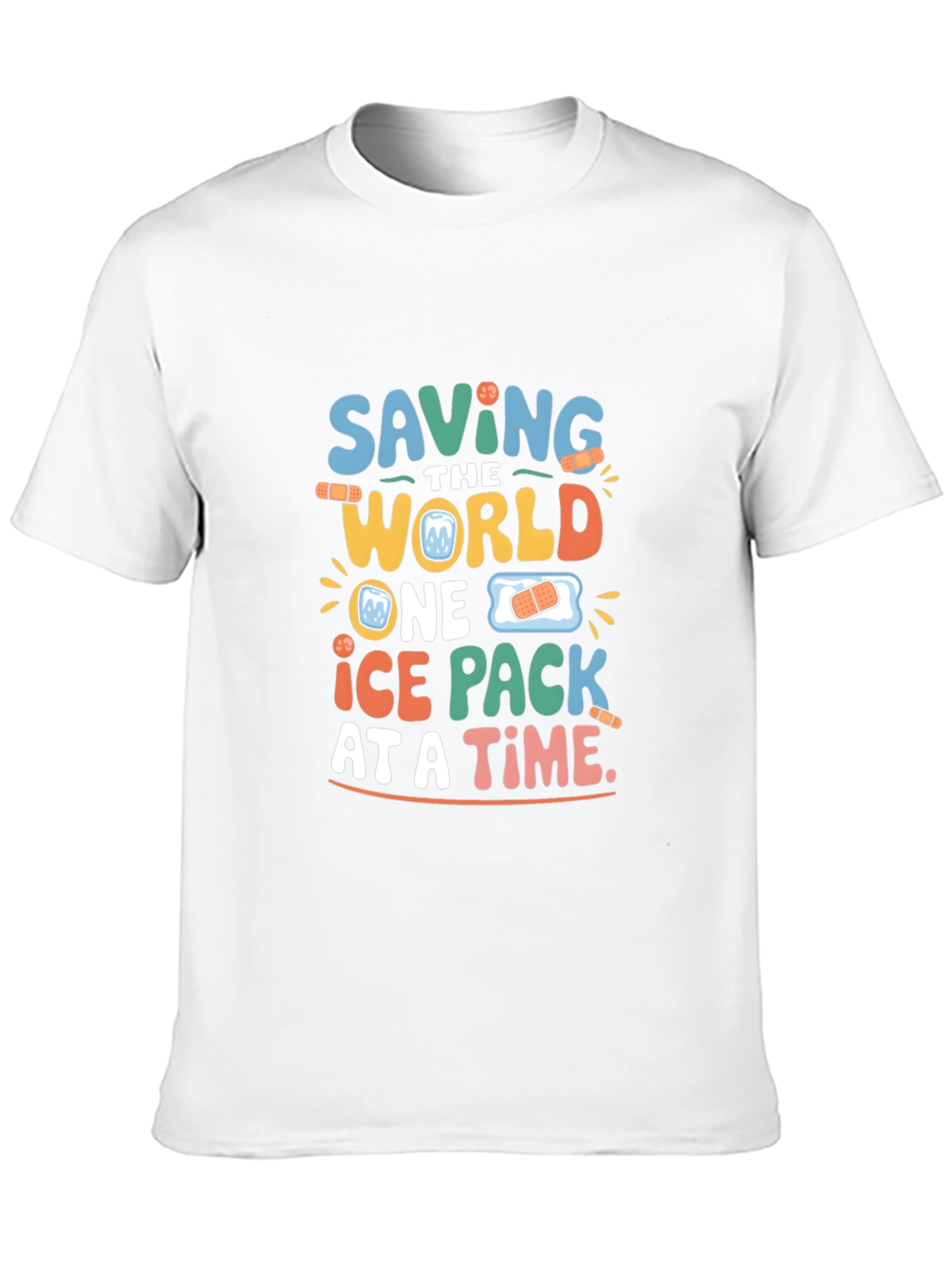 Saving The World Ice Pack T-Shirt