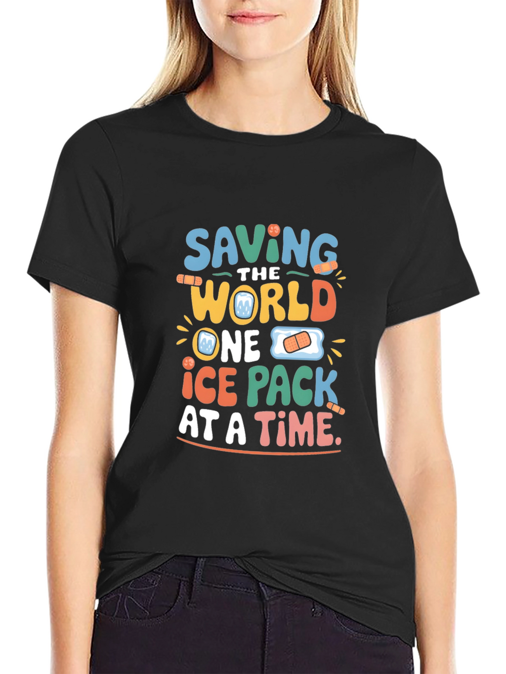Saving The World Ice Pack T-Shirt