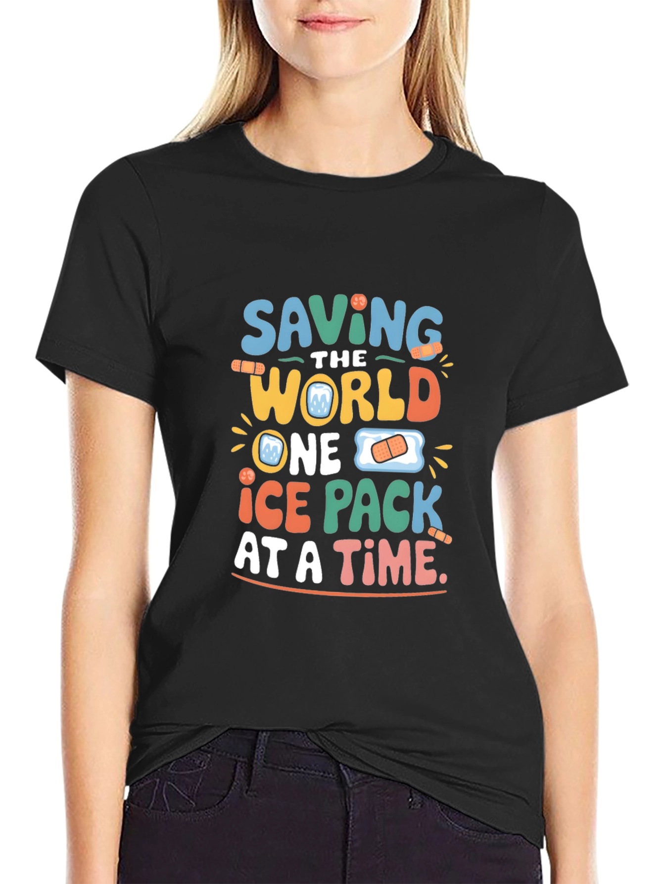 Saving The World Ice Pack T-Shirt