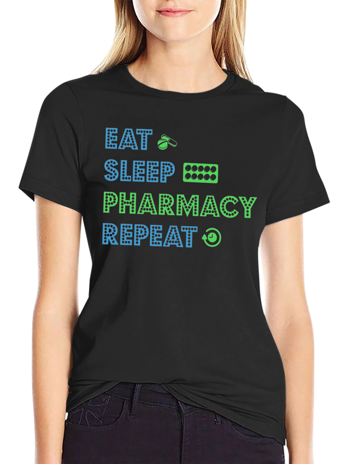 Eat Sleep Pharmacy Repeat T-Shirt
