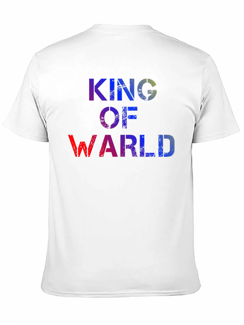 King of Warl T-Shirt - Distressed Graphic Tee