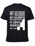 Silence Calmness Kindness Graphic Tee