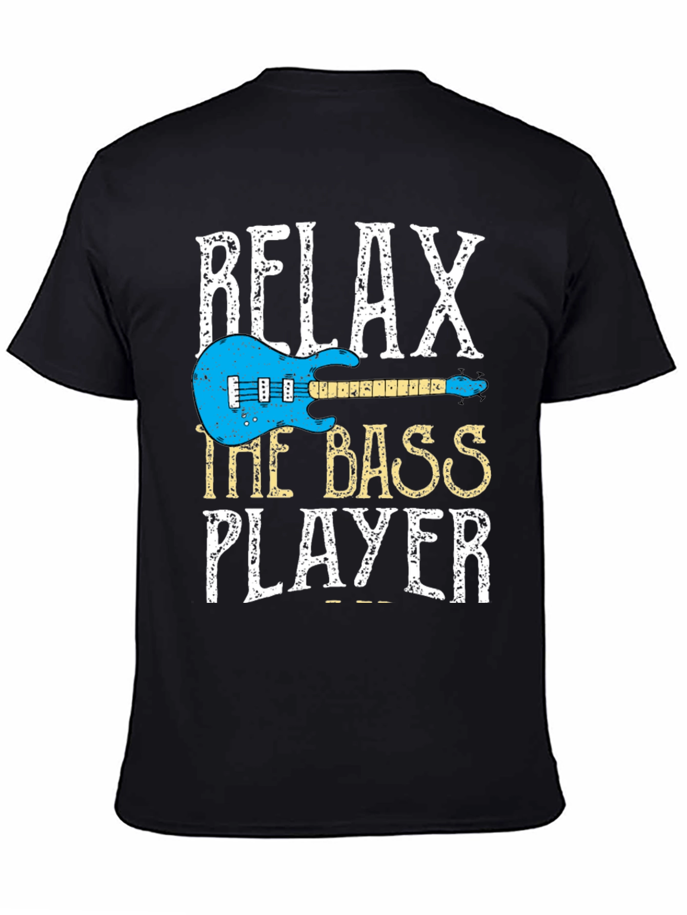 Relax The Bass Player Graphic T-Shirt