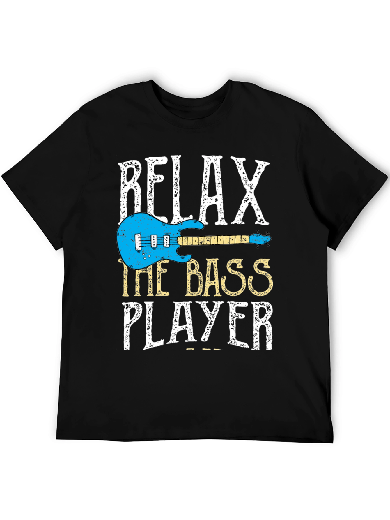 Relax The Bass Player Graphic T-Shirt