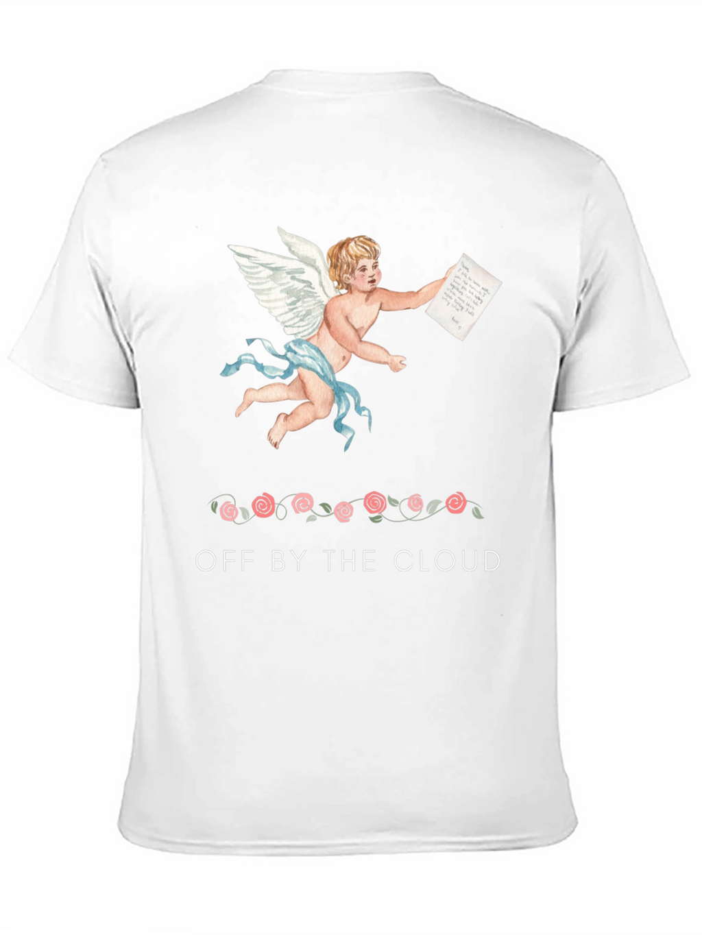Cherub Print Black T-Shirt
