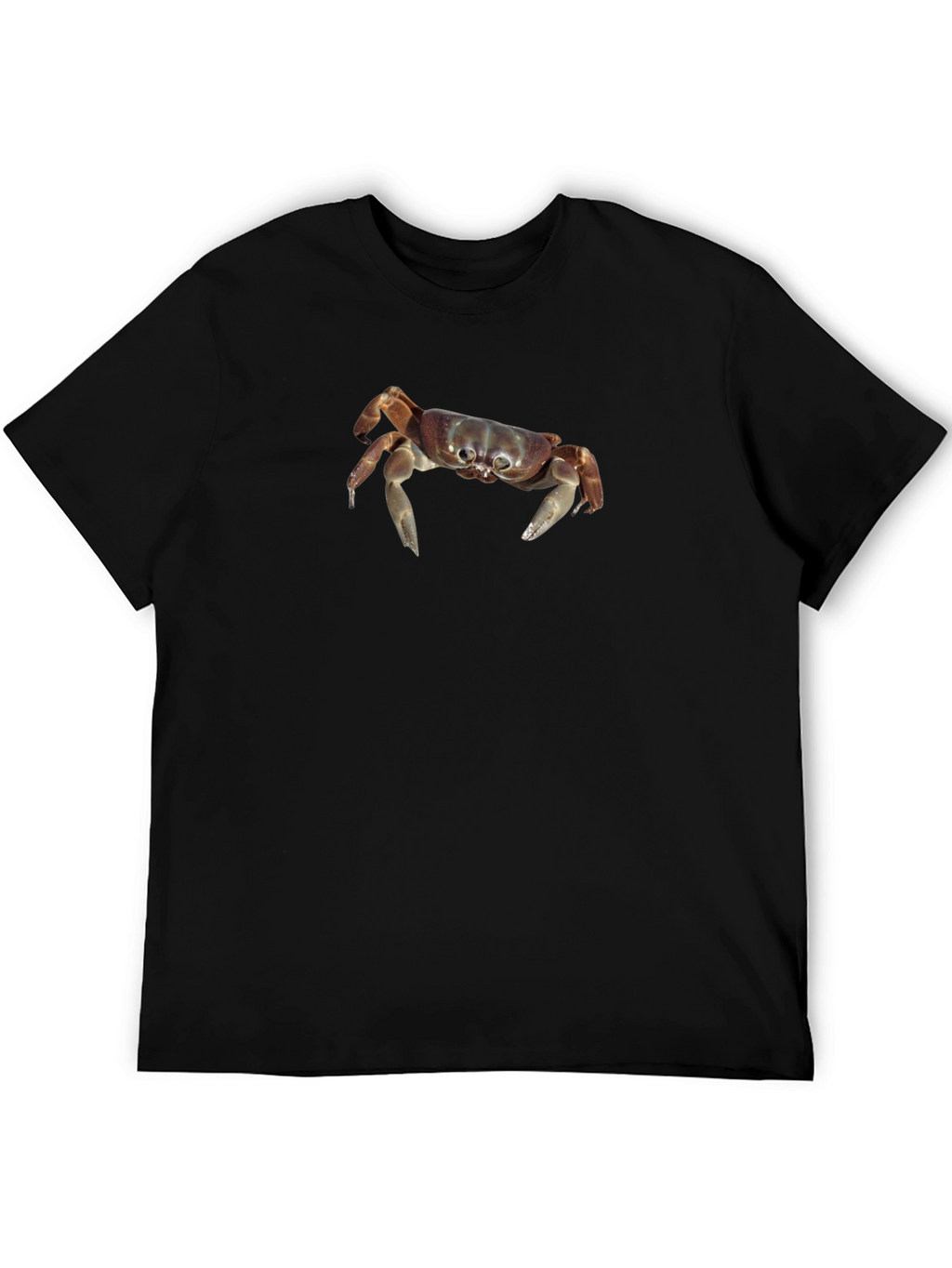 Crab Graphic Black T-Shirt - Coastal Style