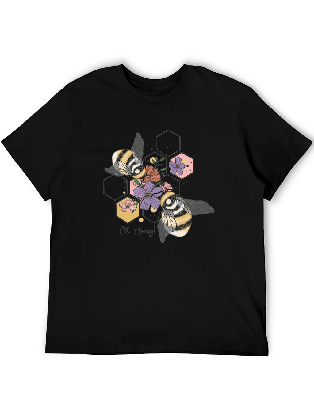 Floral Bee Graphic Tee