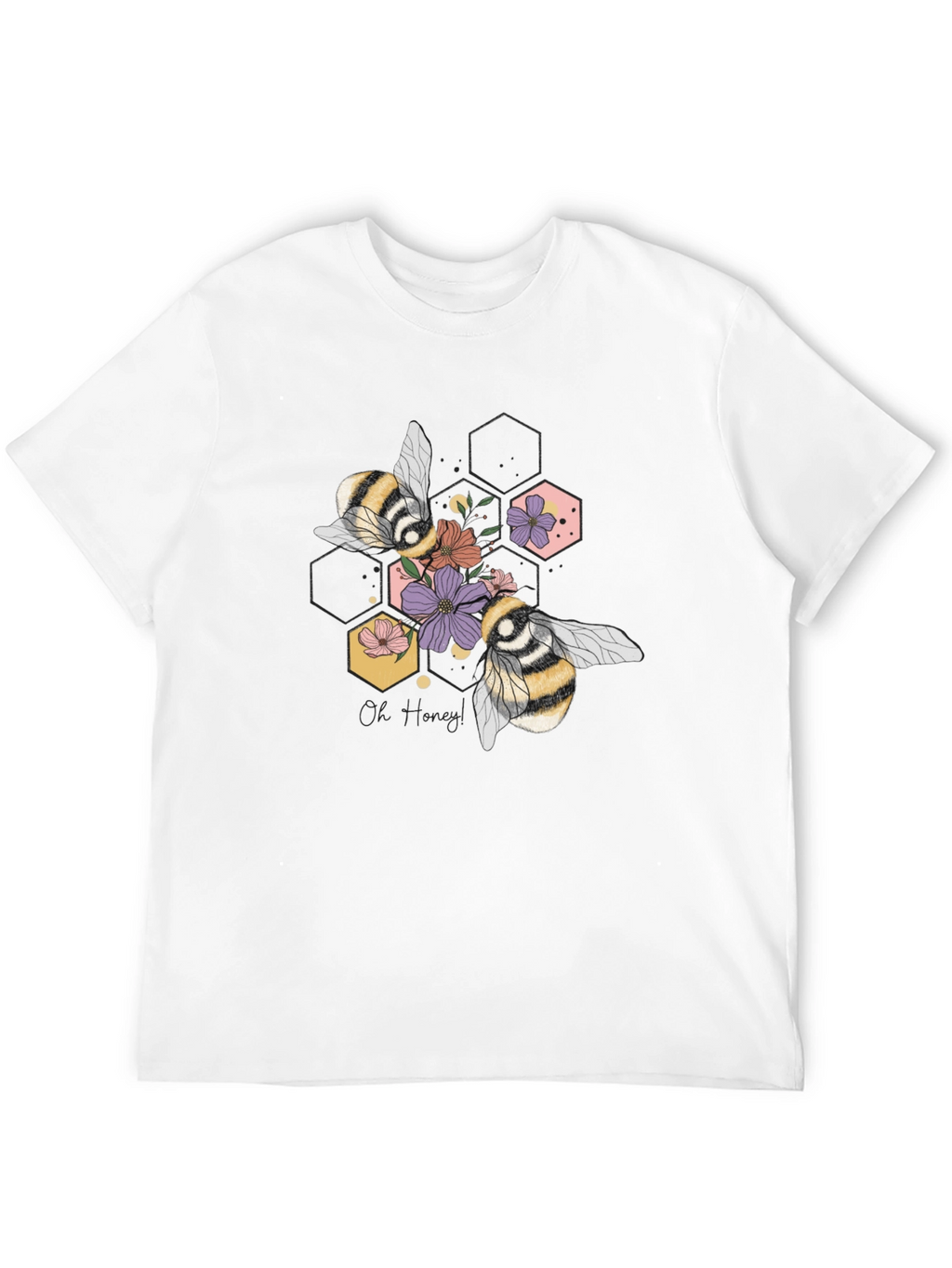 Floral Bee Graphic Tee