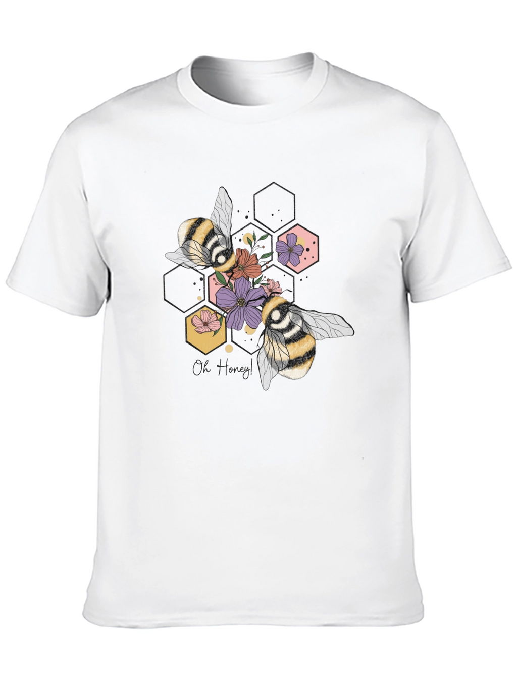 Floral Bee Graphic Tee