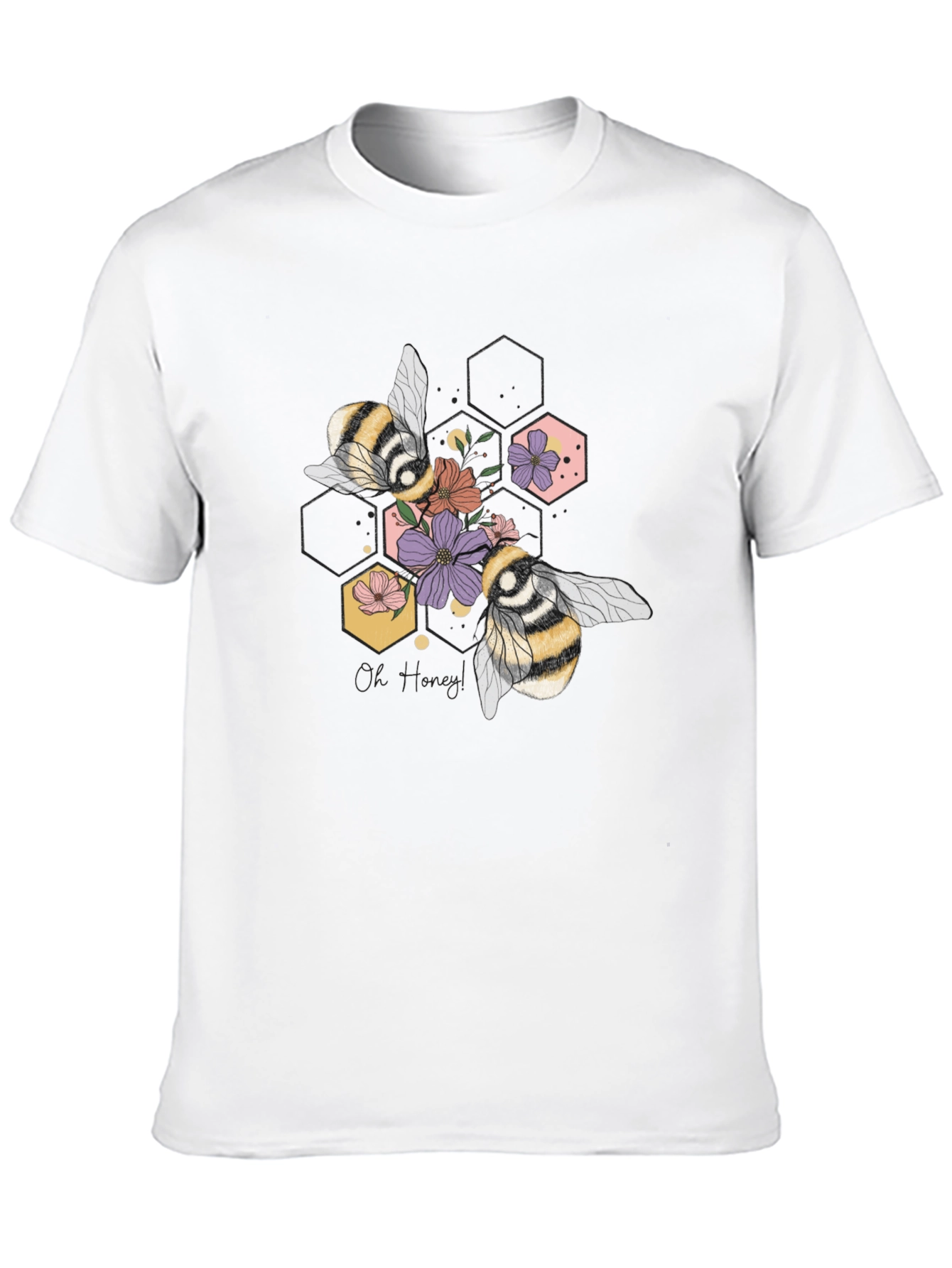 Floral Bee Graphic Tee