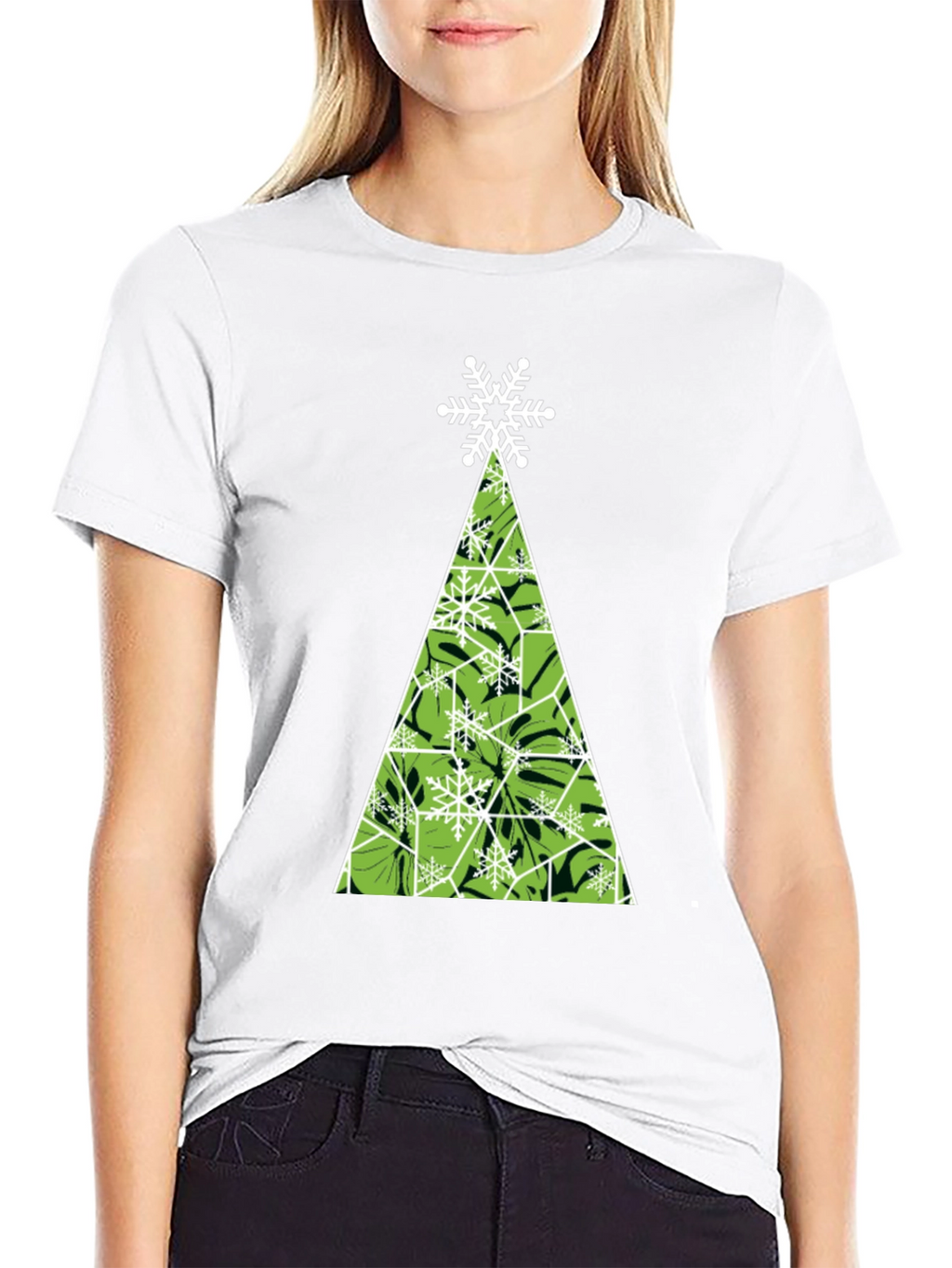 Holiday Tree Graphic Tee - Festive Style