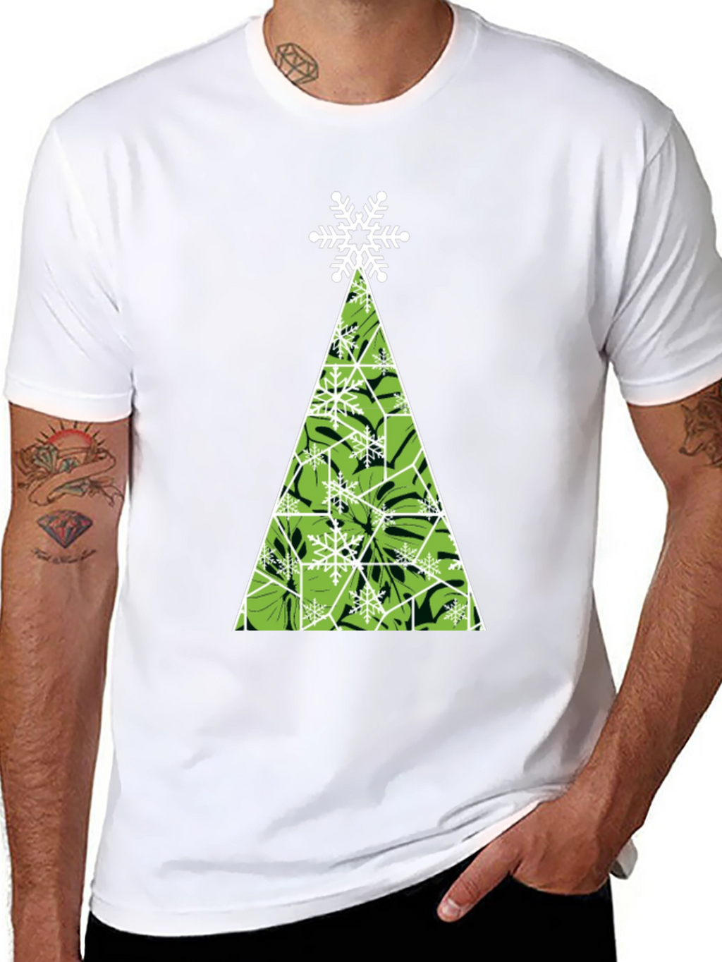 Holiday Tree Graphic Tee - Festive Style