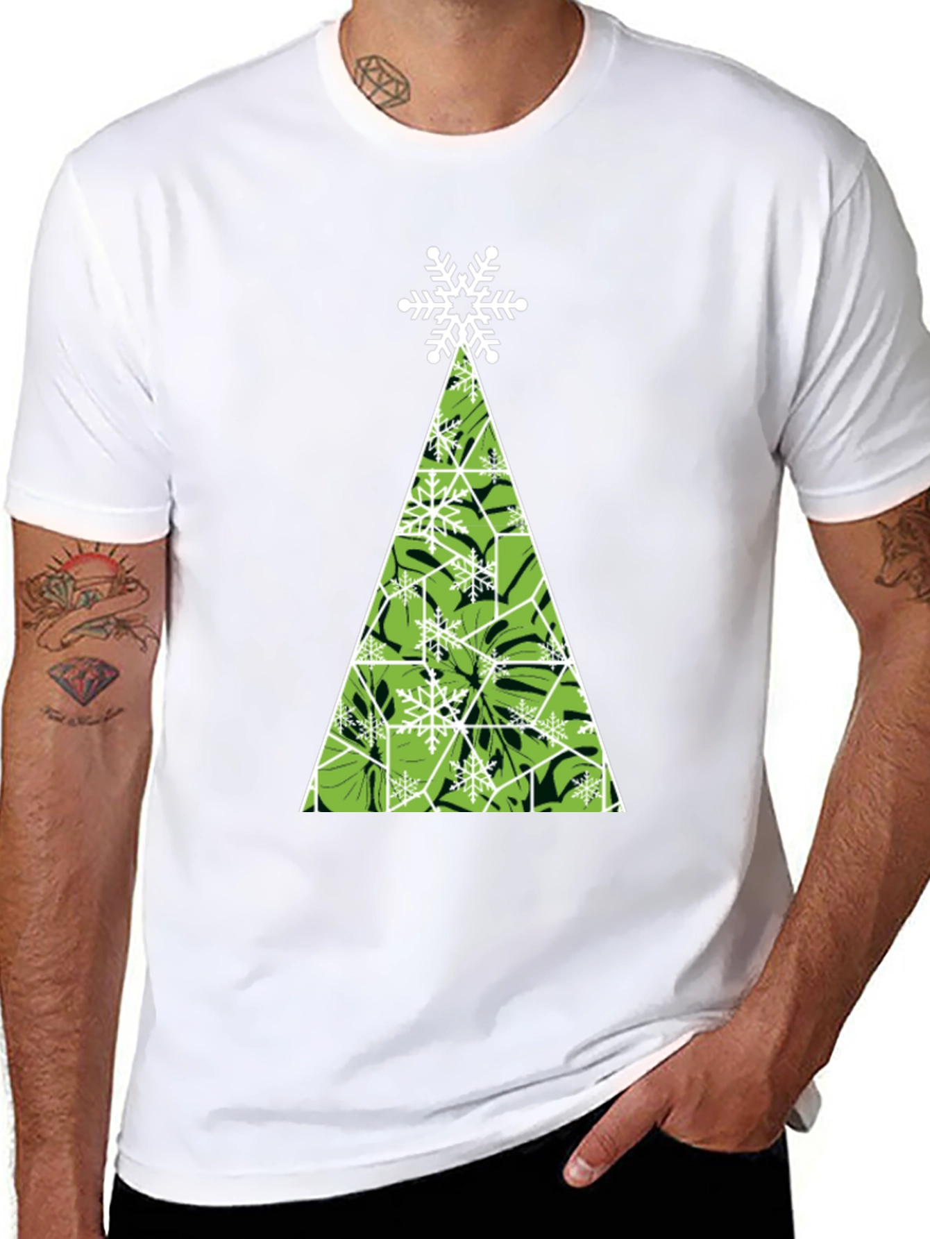Holiday Tree Graphic Tee - Festive Style