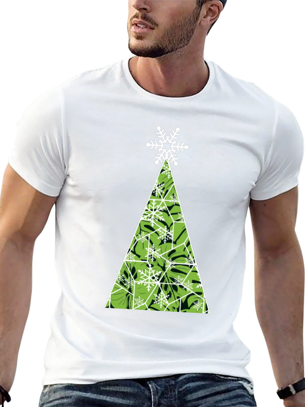 Holiday Tree Graphic Tee - Festive Style