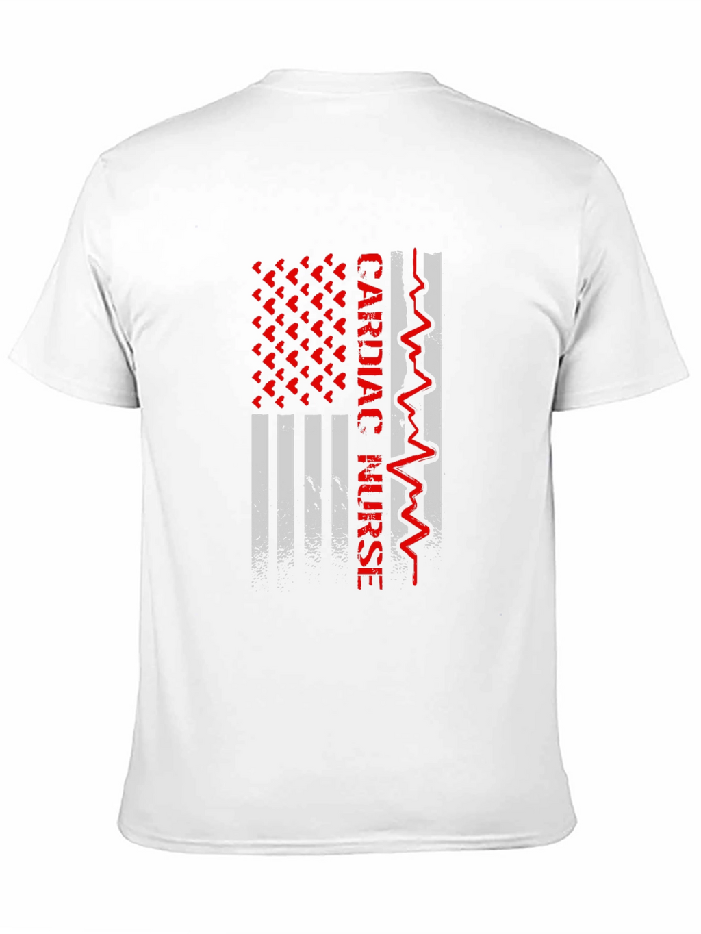 Cardiac Nurse American Flag Graphic Tee