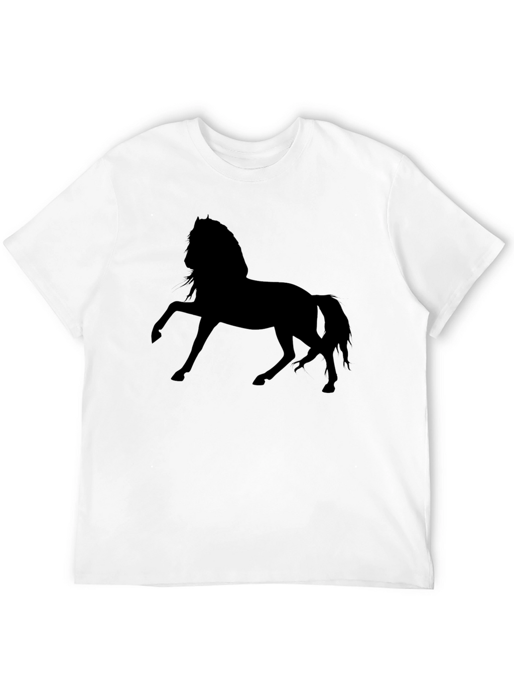 Black Horse Silhouette T-Shirt