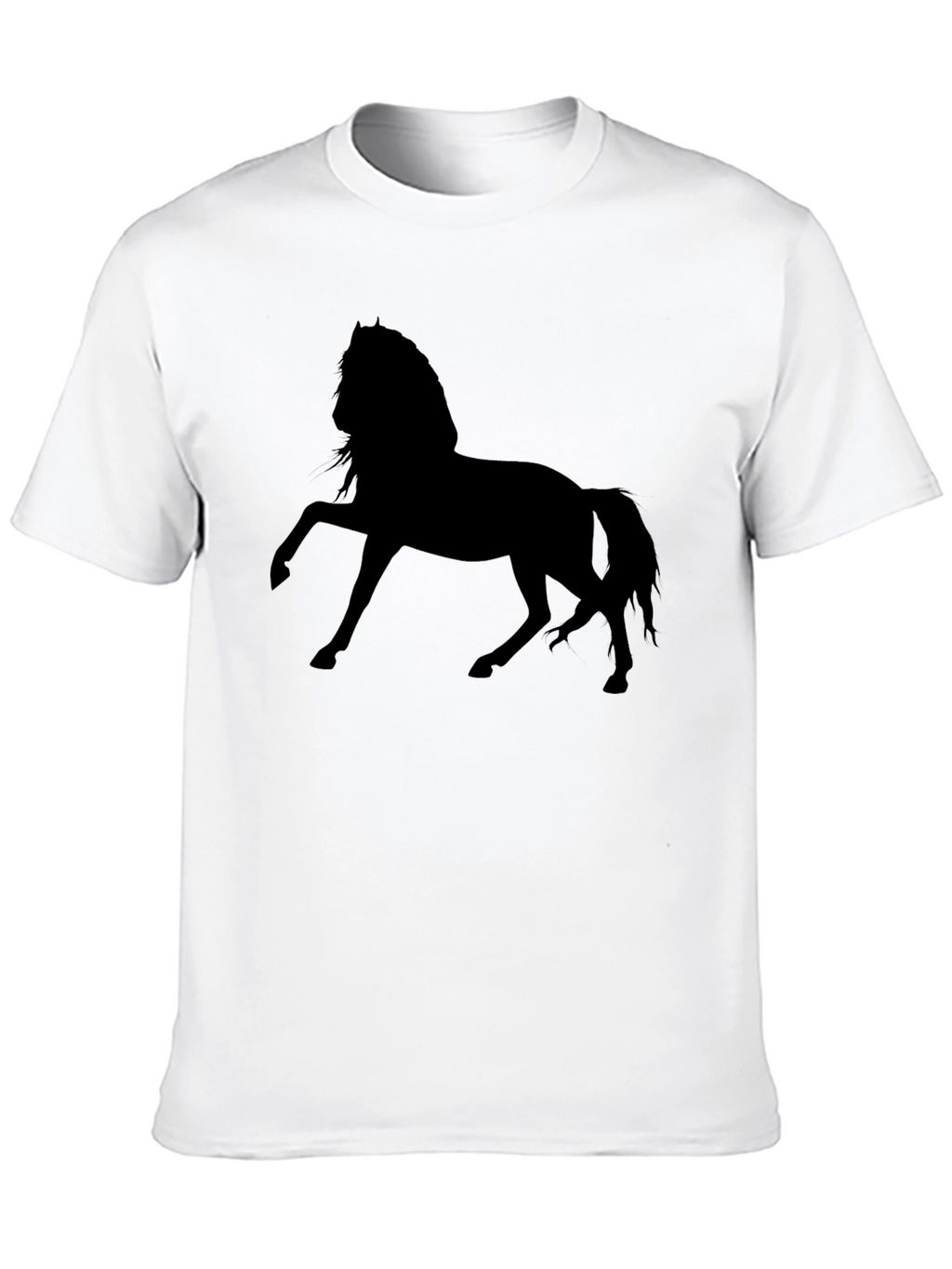 Black Horse Silhouette T-Shirt