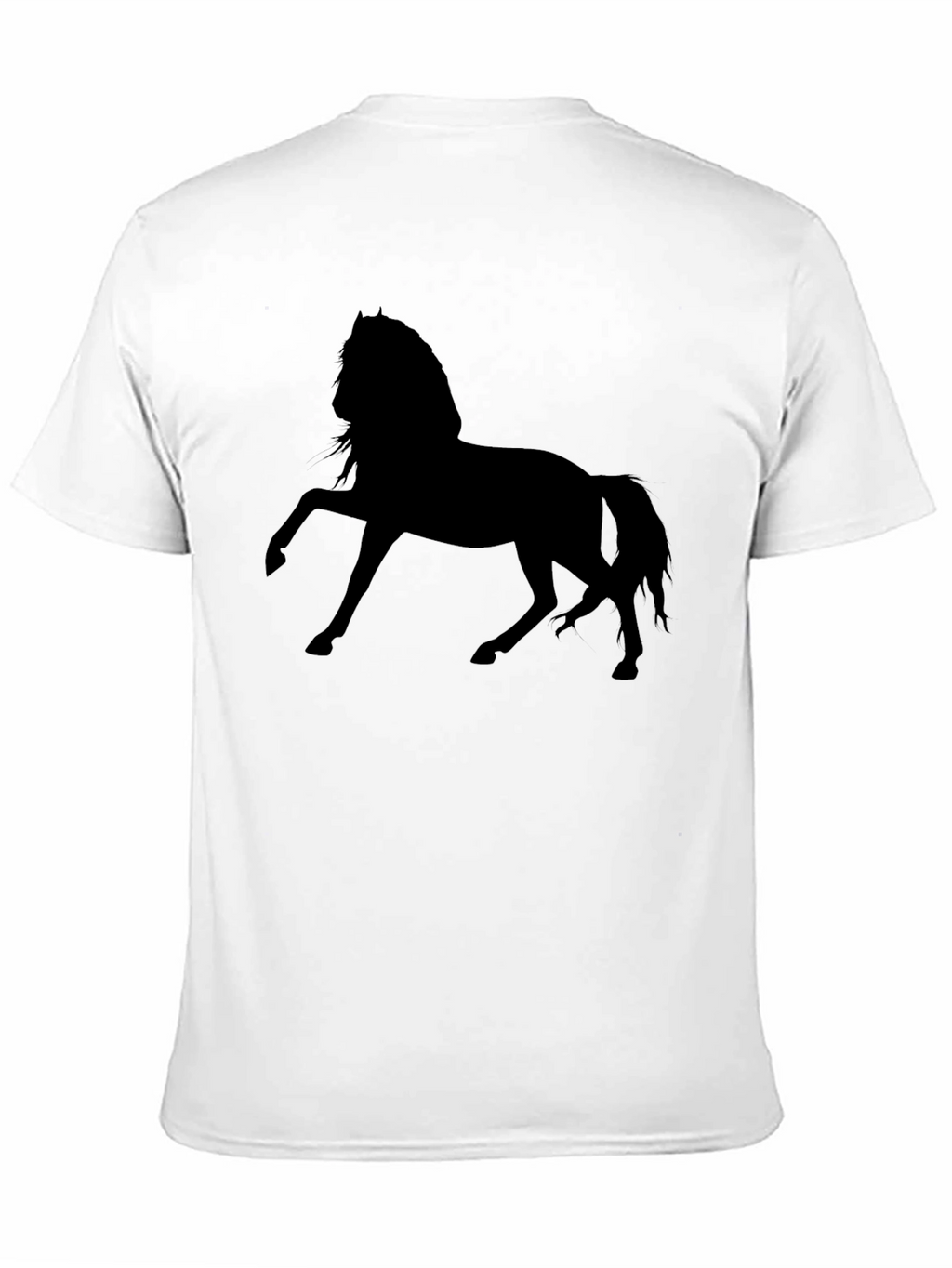 Black Horse Silhouette T-Shirt