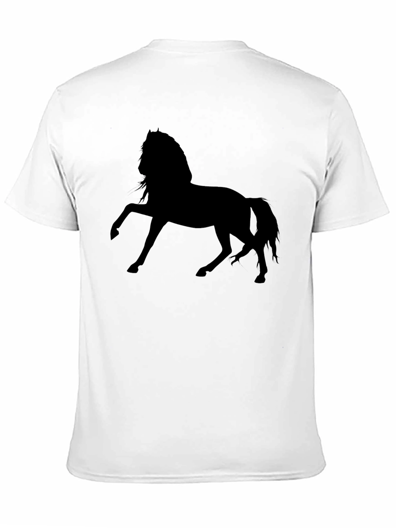 Black Horse Silhouette T-Shirt