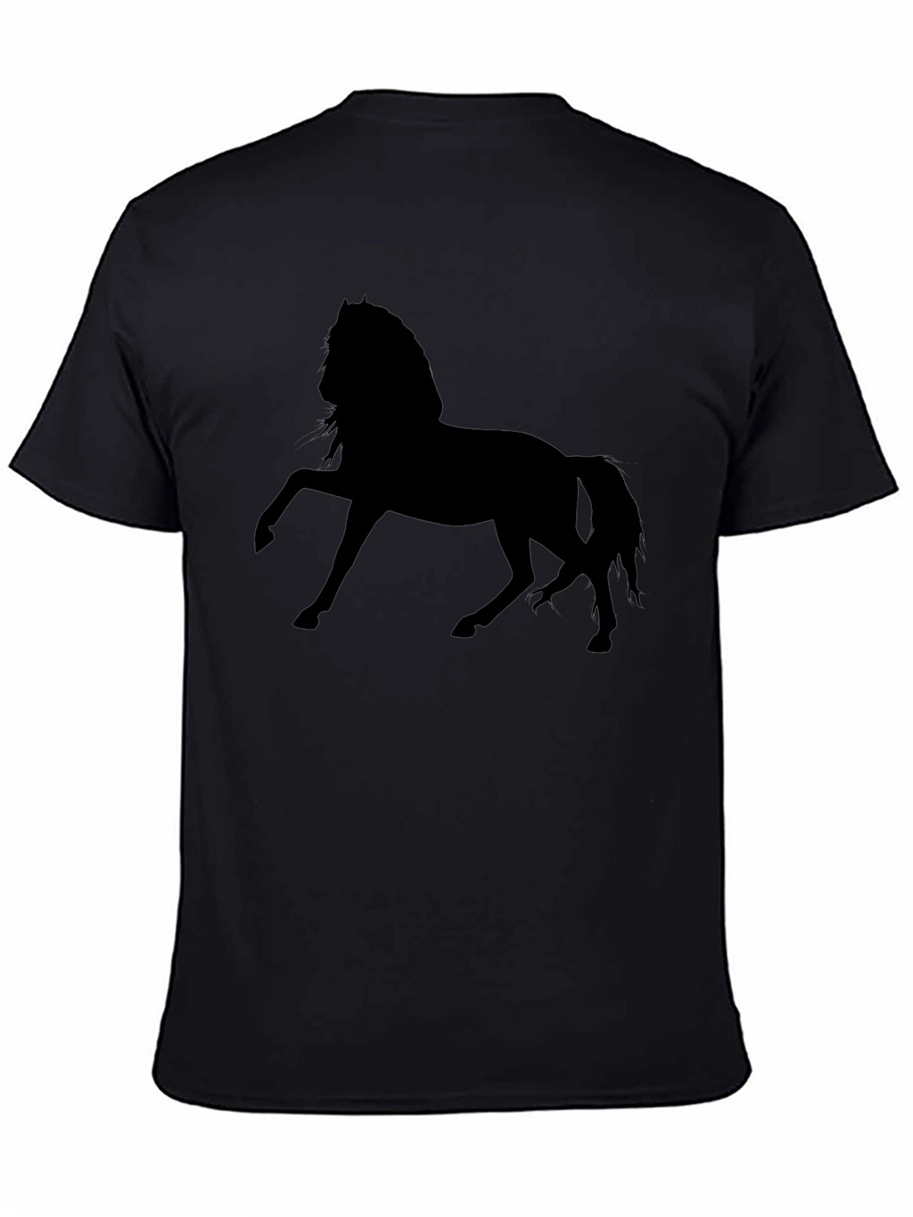 Black Horse Silhouette T-Shirt