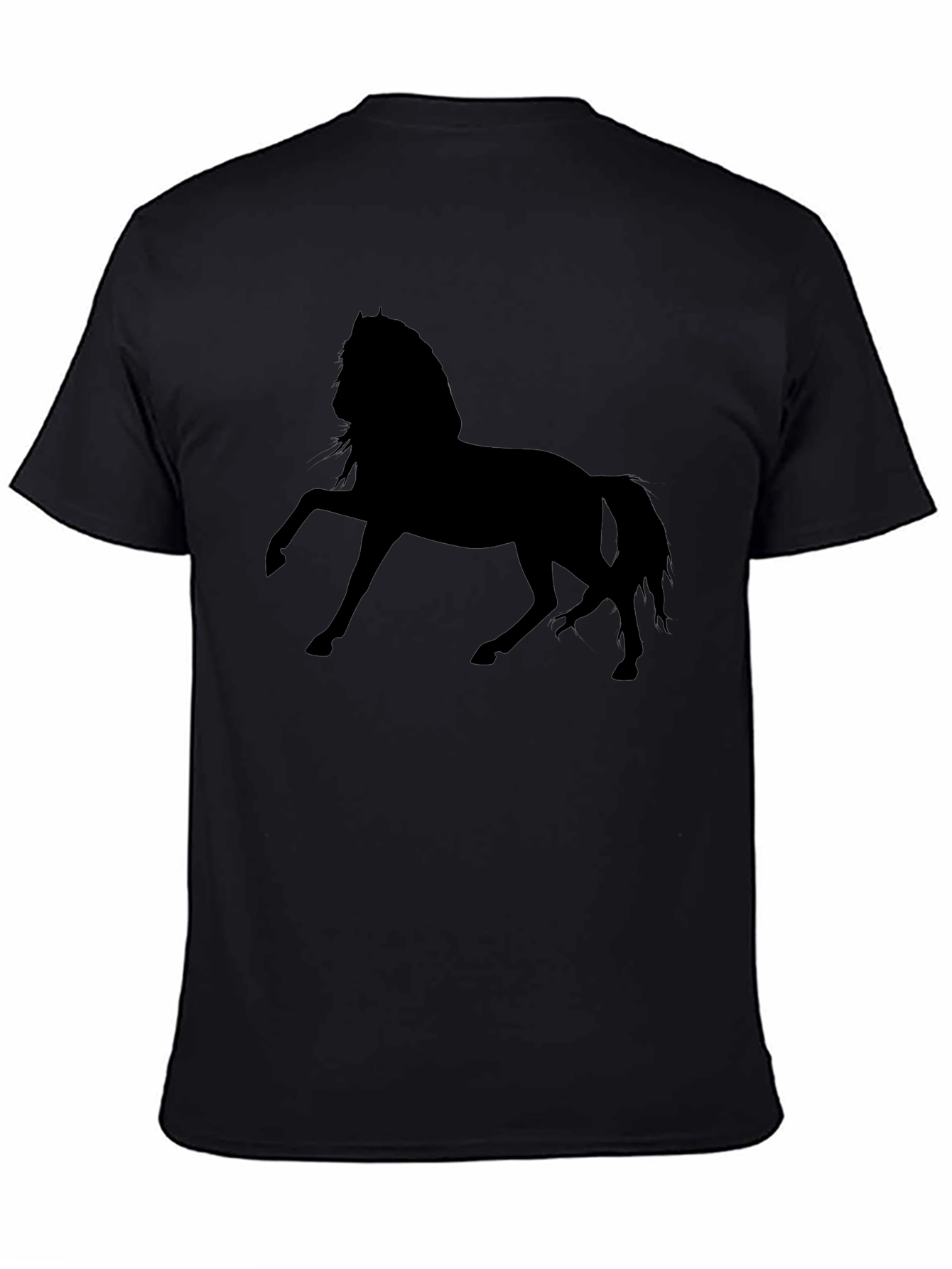 Black Horse Silhouette T-Shirt