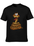 Snake Cartoon Graphic T-Shirt