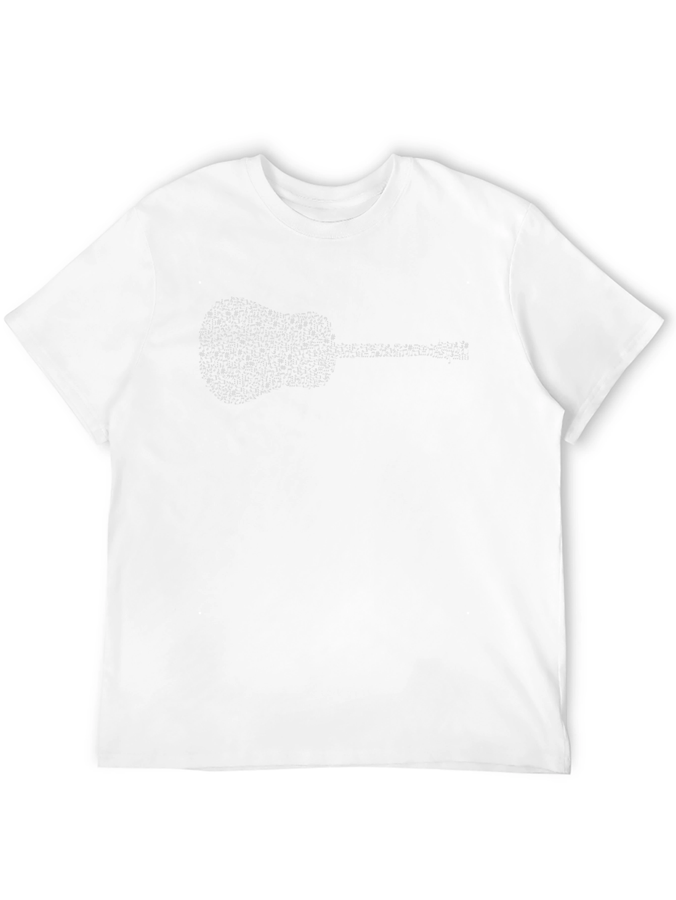 Musical Guitar Notes Graphic T-Shirt