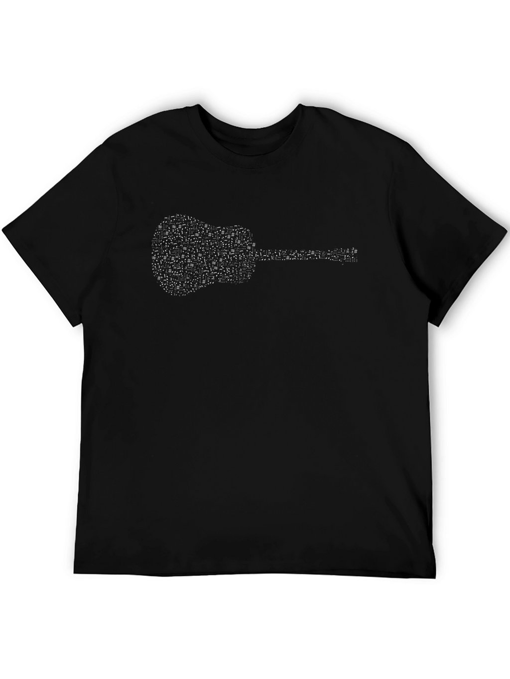 Musical Guitar Notes Graphic T-Shirt