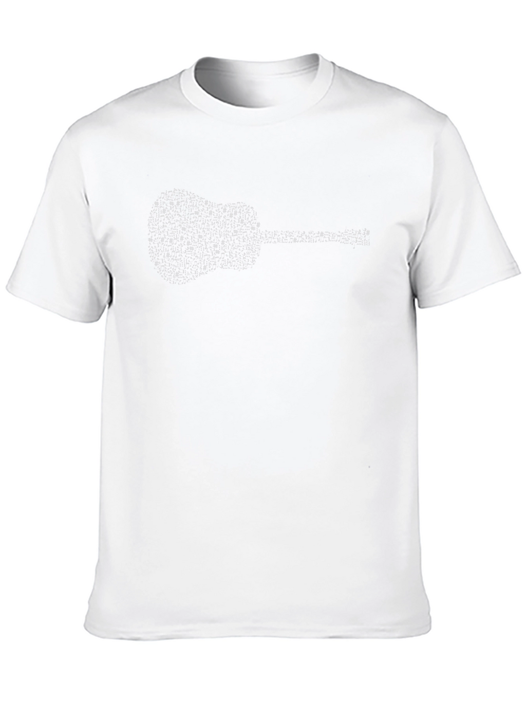 Musical Guitar Notes Graphic T-Shirt