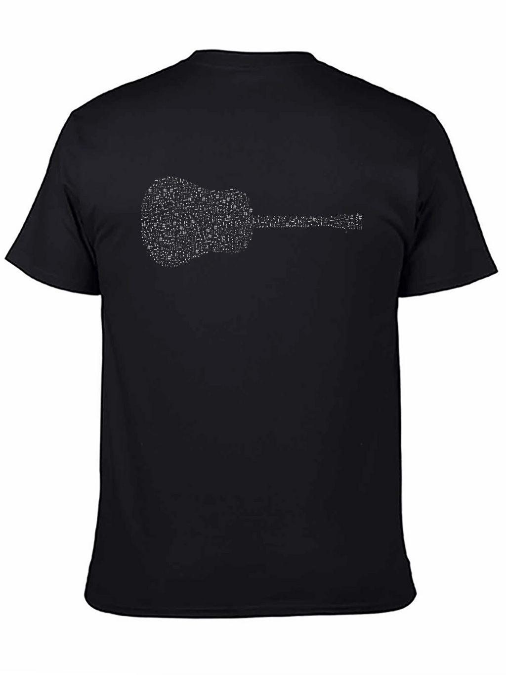 Musical Guitar Notes Graphic T-Shirt