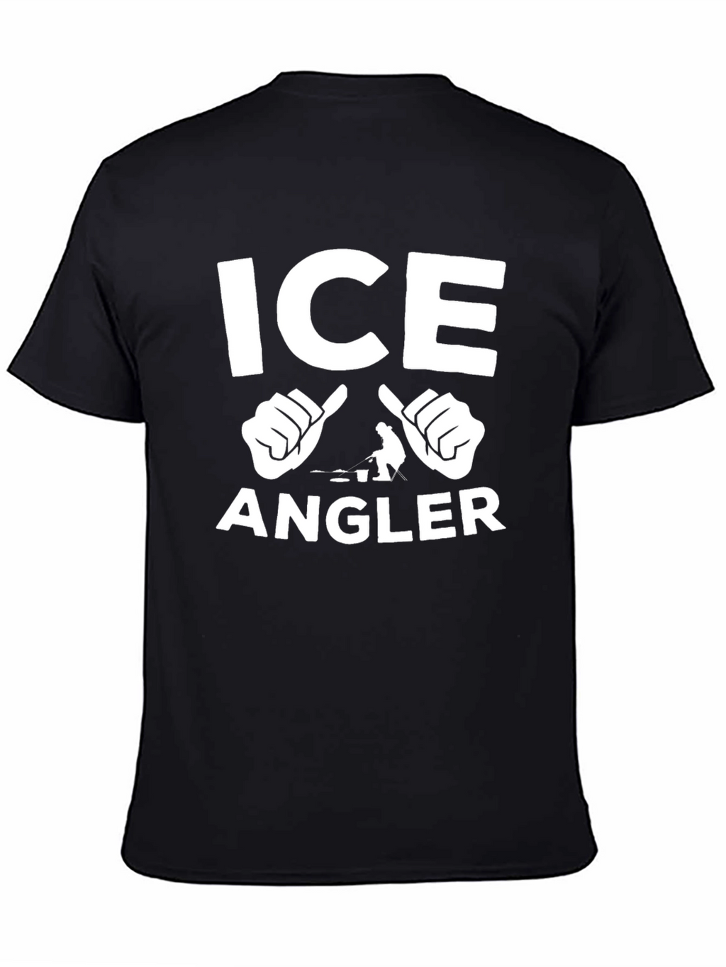 Ice Angler Black T-Shirt