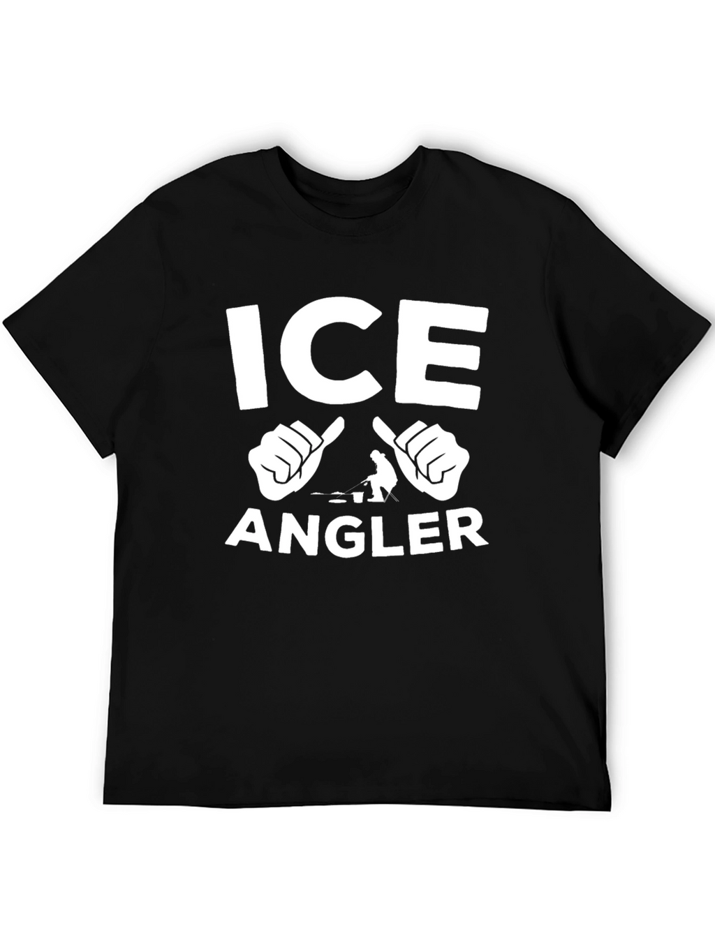 Ice Angler Black T-Shirt