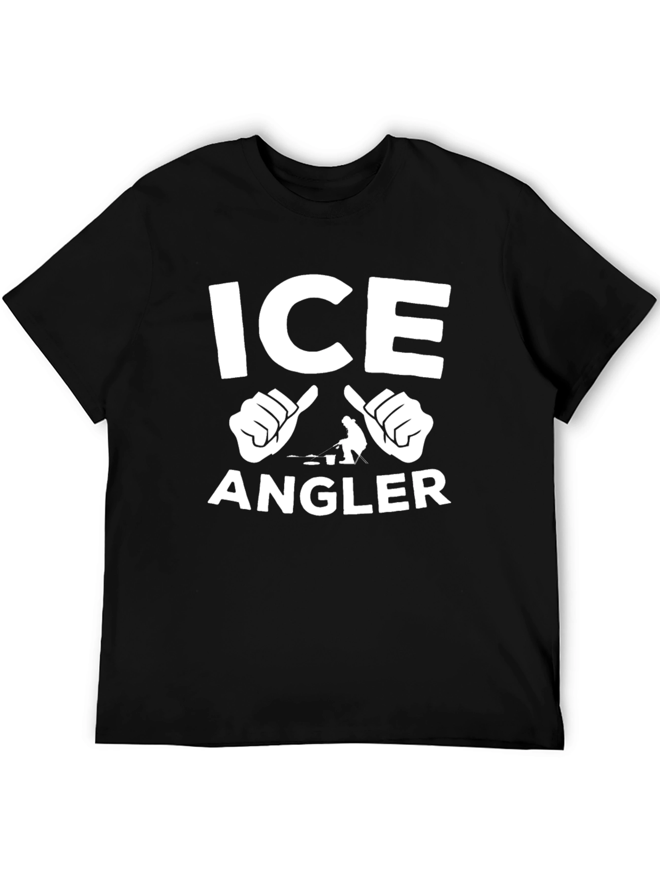 Ice Angler Black T-Shirt