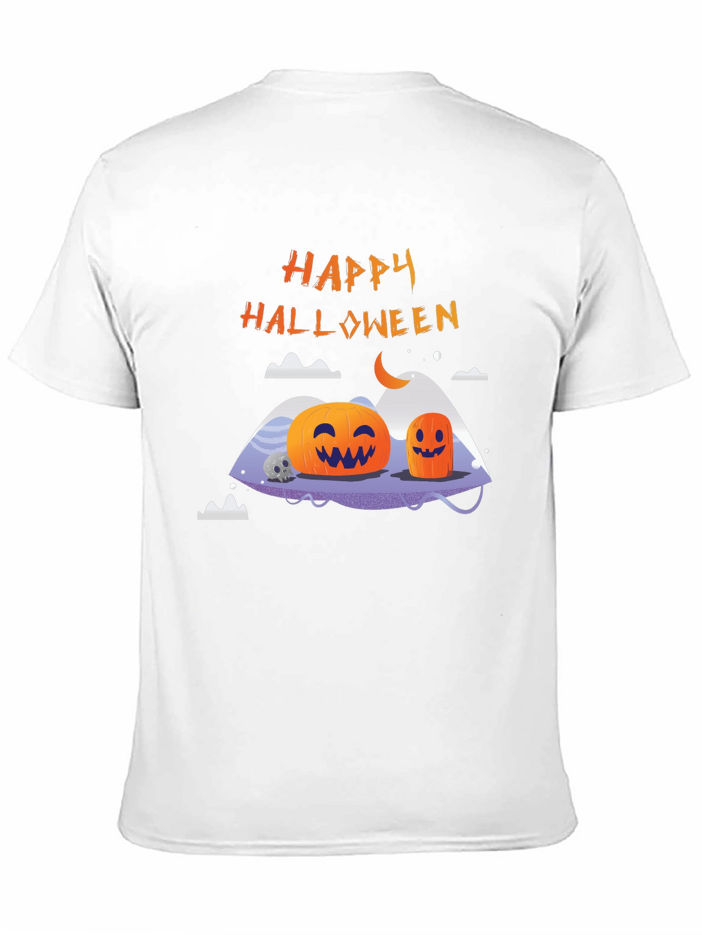Happy Halloween Pumpkin Graphic T-Shirt