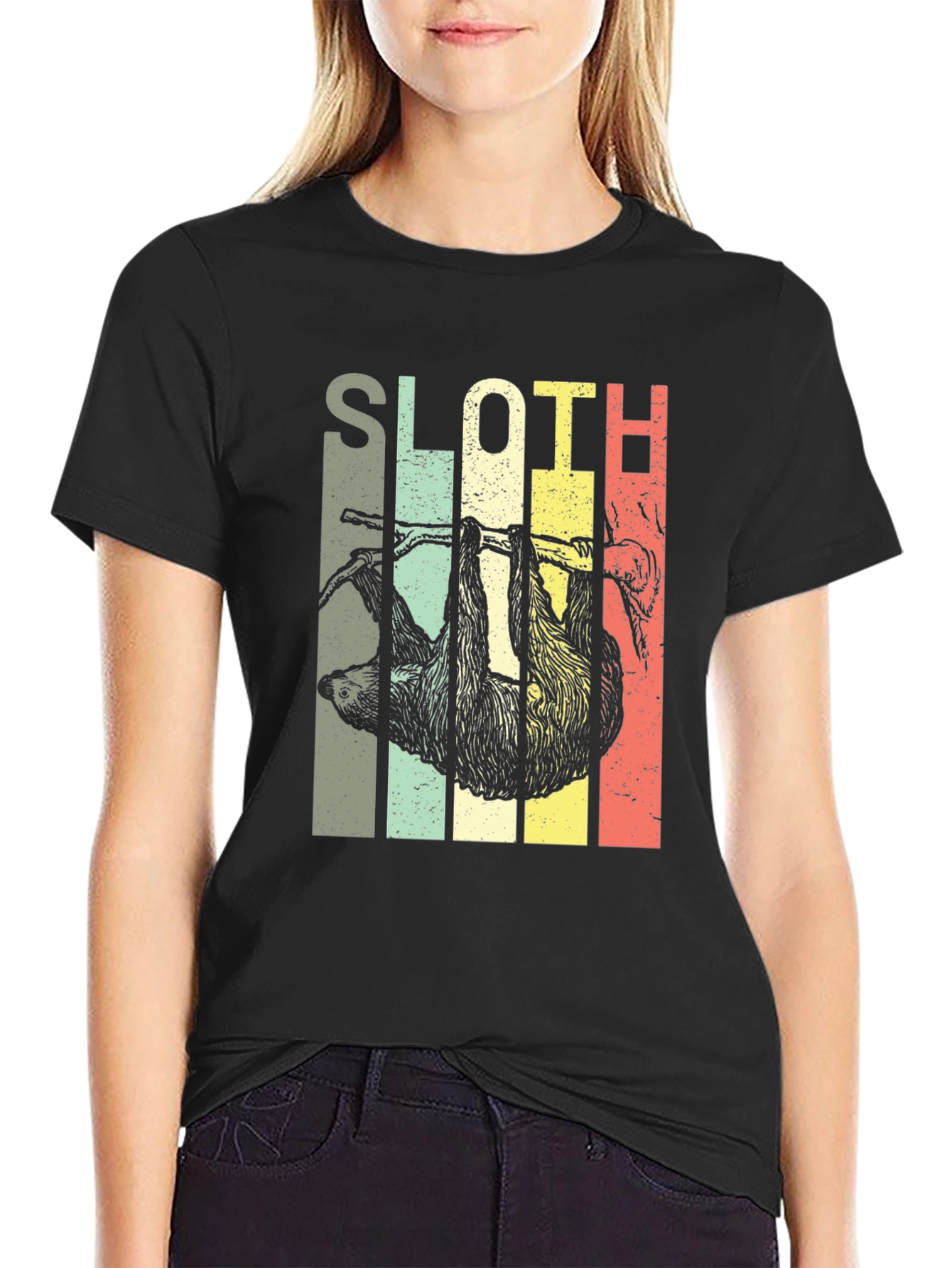 Vintage Sloth Graphic T-Shirt - Unisex