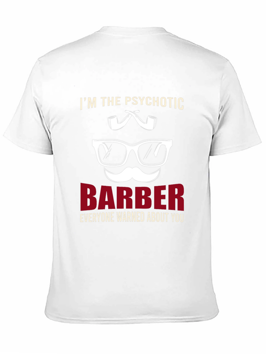 Psychotic Barber T-Shirt - Novelty Graphic Tee